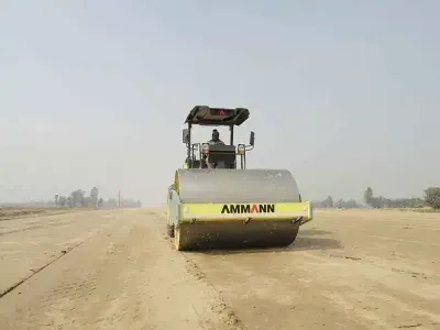 Ammann Compactors in operation at the 6-lane Purvanchal Expressway