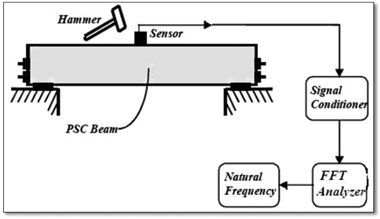 Natural frequency measurement scheme