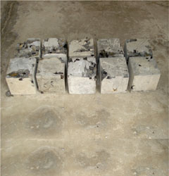 concrete cubes