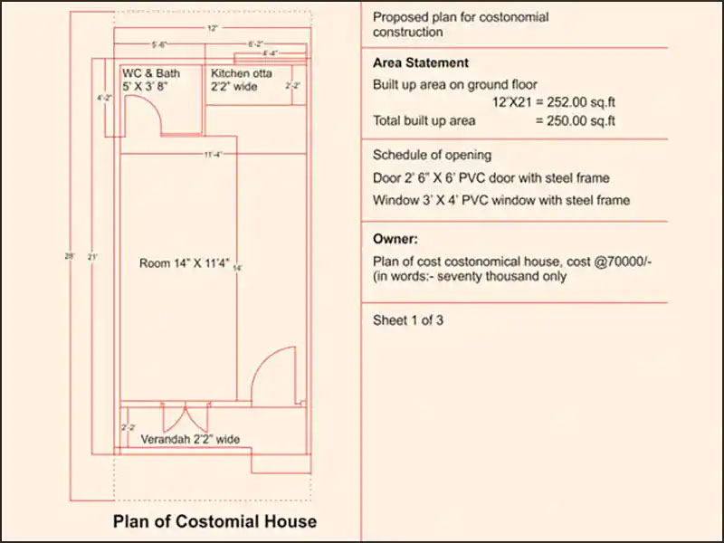 Costonomical Construction