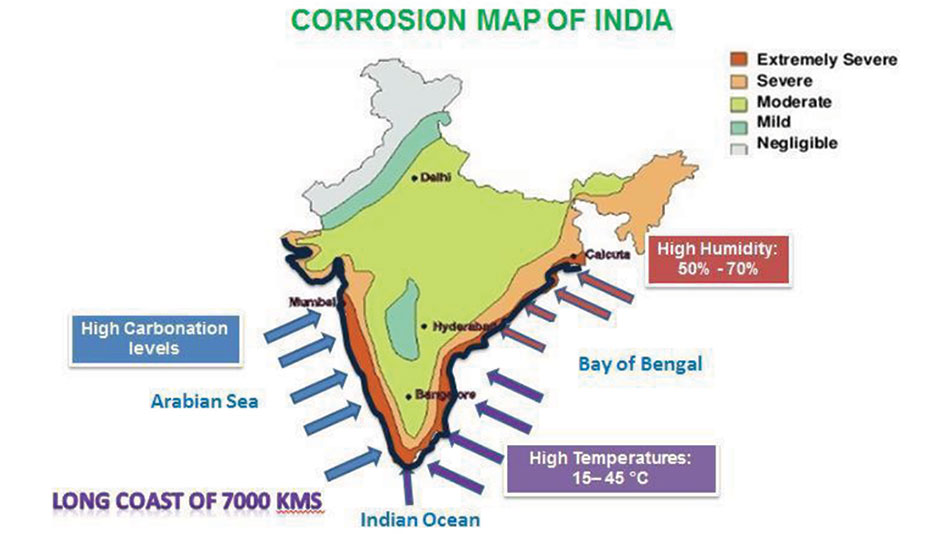 corrosion map india