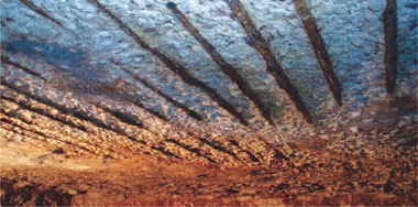 Corrosion of reinforcing steel due to carbonation