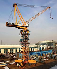 luffing-jib tower crane