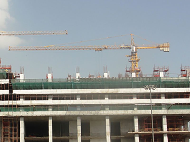 Potain Tower Crane at Wave One Commercial Project at Noida