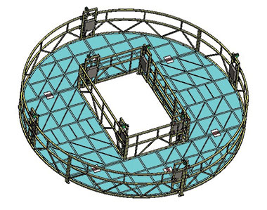 New Age Platform round shaped