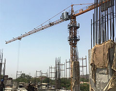 Kesar Constructions uses Potain MCi 85 A to build Mall in India