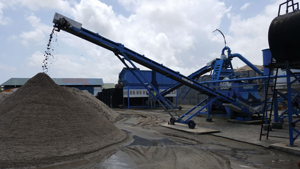 CDE Mobile Sand Washing Plant Tanzania