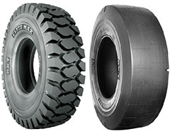 BKT’s special construction machinery tires demonstrated
