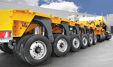 Goldhofer’s STZ-P with tried and tested pendular axle technology