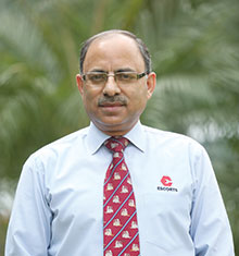 Rajinder Raina, General Manager-Marketing, Escorts Construction Equipments (ECE)
