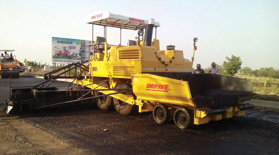 Unipave showcases Sensor Paver Finishers and upcoming Tractor Grader Attachment