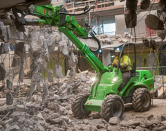 Avant Breaker at Work