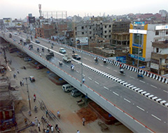 Flyover over Raj Bhavan Nandankanan
