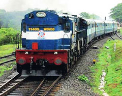 Rail line to Port Blair