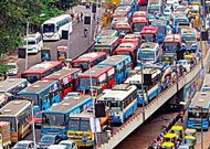 Steel Flyover in Bangalore