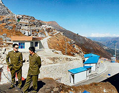Sikkim-Arunachal borders road network
