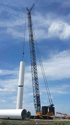 90m Tower Tower Erection