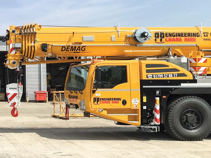 PP Engineering Crane Hire Upgrades to - New Demag AC 100-4l All Terrain Crane