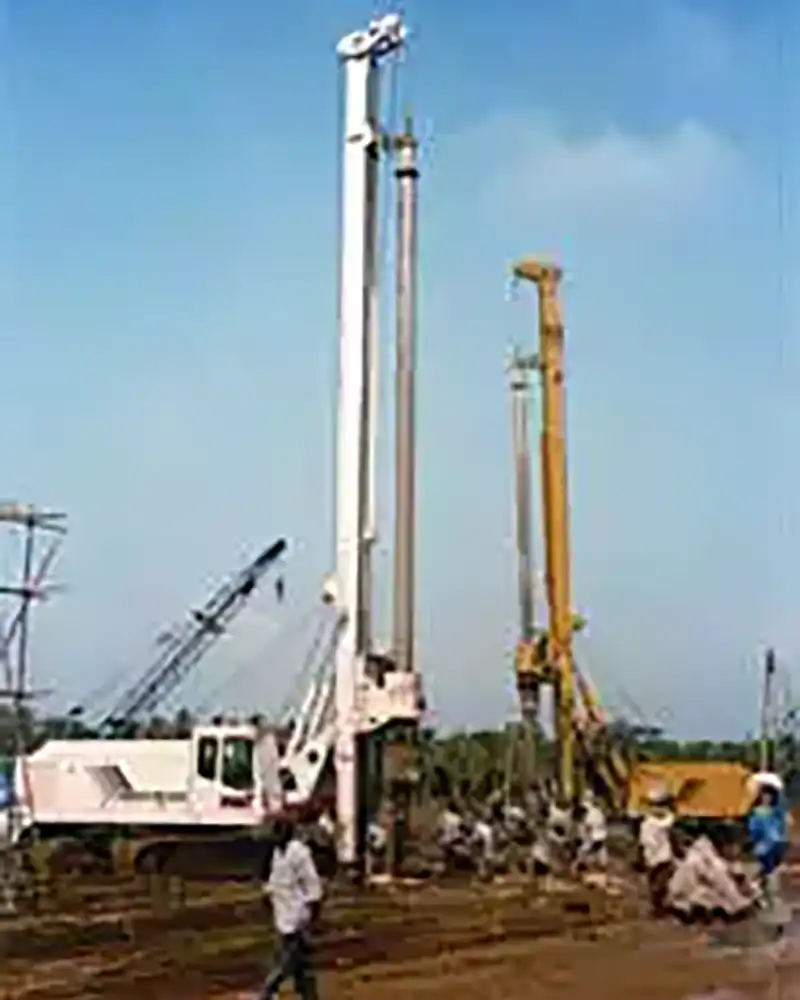 Piling and foundation piling and foundation machinery