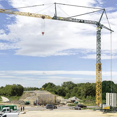 Liebherr 125k fast erecting crane