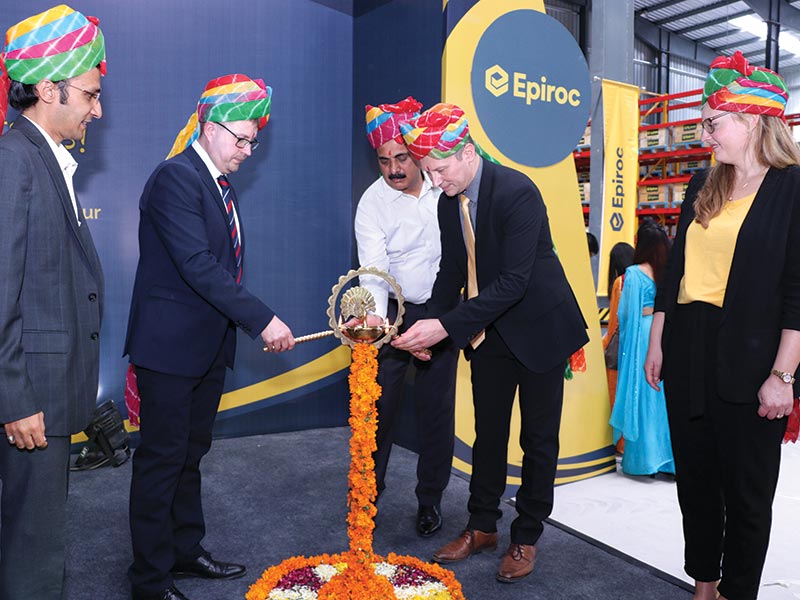 Epiroc opens new Distribution, Refurbishment and Training Center in Udaipur