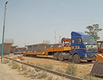 Cranes in Full Force at - India's Major Road Project