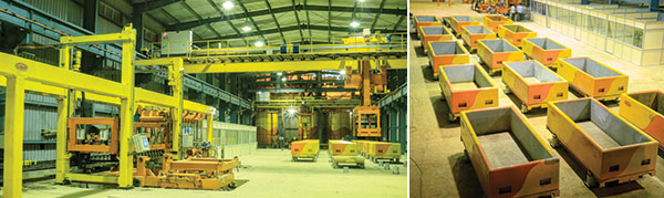 AAC Block Production Area