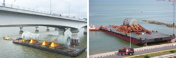 Transport of PP Reactor for Samsung Korea