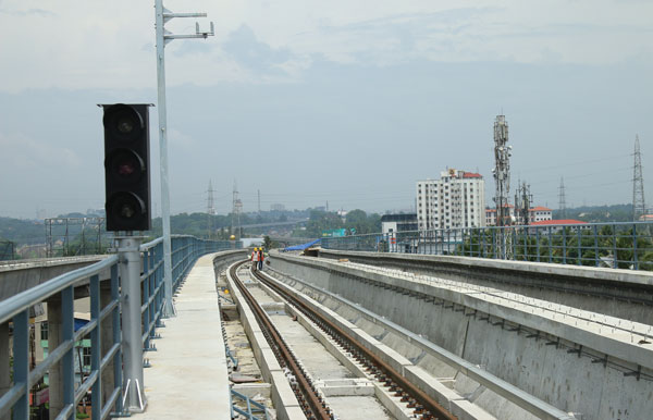 Kochi Metro Track Laying