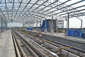 Kochi Metro Station Construction