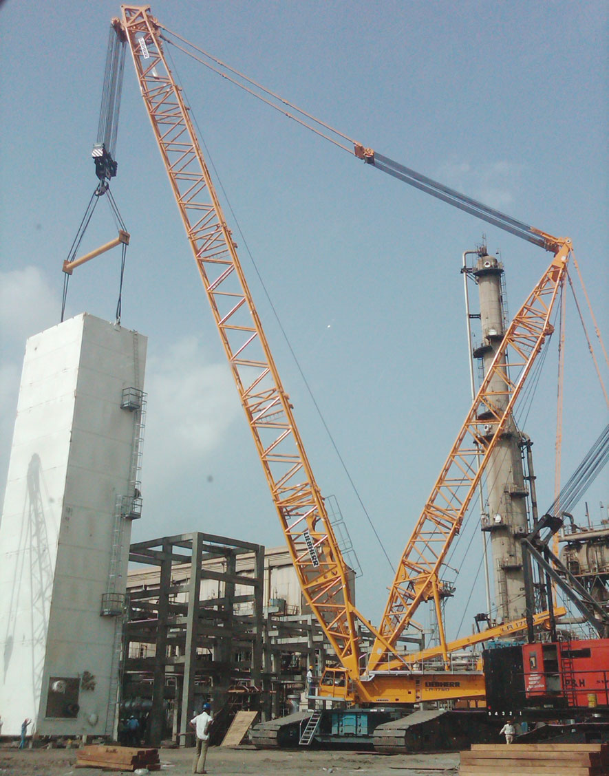 Liebherr Crawler Crane Wind Mill