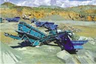 Powerscreen's products range for mining, quarrying, crushing, demolition, and recycling industries