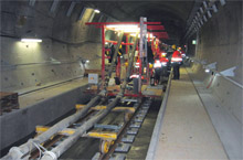 PM's Tunnel Concreting Train