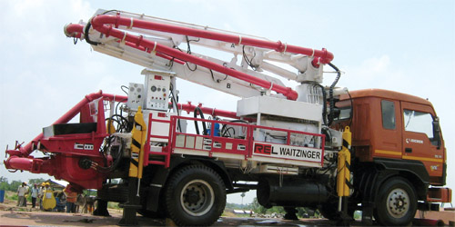 REL - Waitzinger Launches 17 Meter Boom Placer