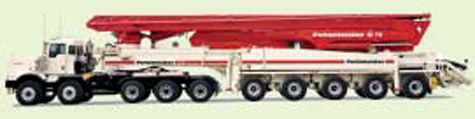 Putzmeister Presents the Largest Truck Mounted Concrete Pump