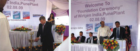 Wirtgen Lays Foundation Stone for India Plant