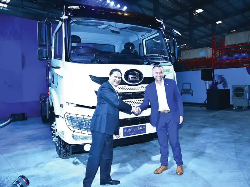Blue Energy Motors Launches India’s First LNG Fuelled Green Truck