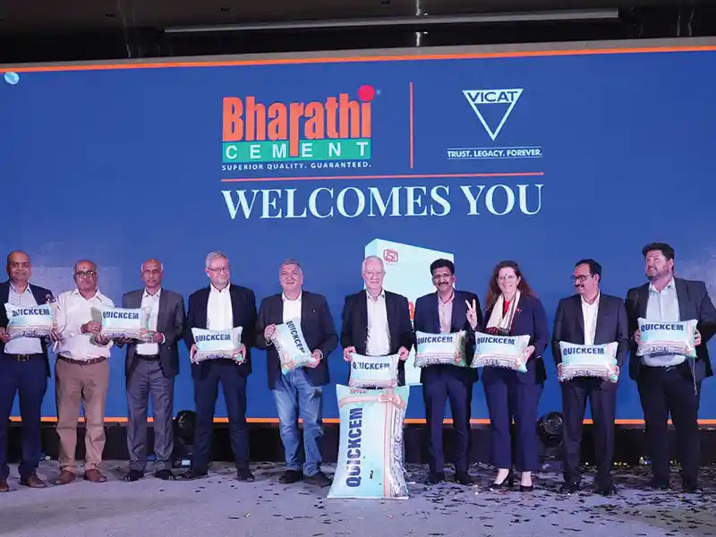 Bharathi Cement opens fully automated Cement Terminal in Coimbatore; launches QUICKCEM green cement