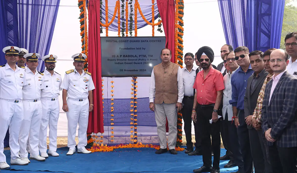Data Centre in New Delhi the Indian Coast Guard