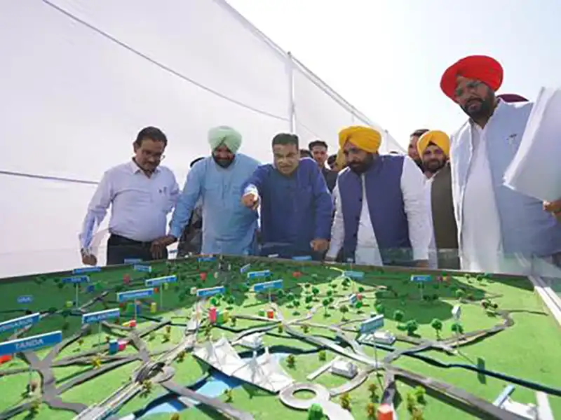 Nitin Gadkari has inspected the Delhi-Amritsar-Katra Greenfield Expressway (DAK) and Amritsar Bypass
