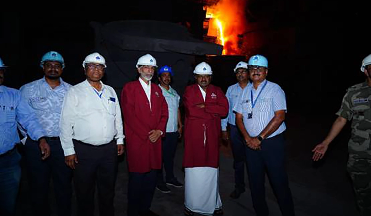 Steelmaking at Salem Steel Plant