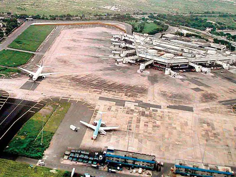 The Indira Gandhi International (IGI) Airport in Delhi