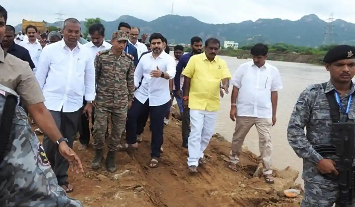 the District Collector of Vijayawada to assist in flood relief operations