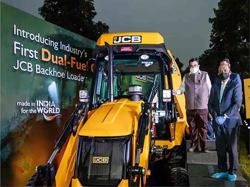 JCB India launches industry’s first dual-fuel CNG Backhoe Loader