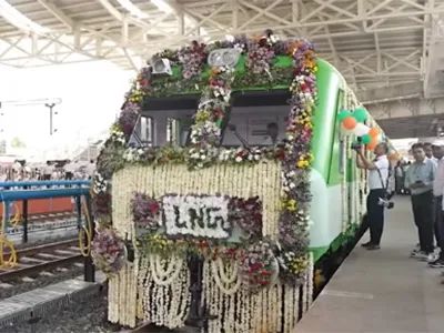 India’s First LNG-Powered Train