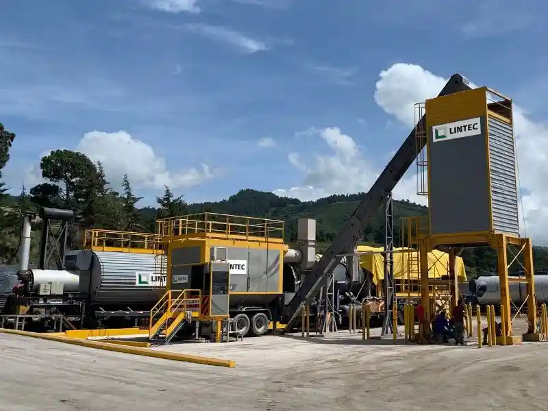 Second Lintec asphalt mixing plant delivered to Aspetro in Guatemala