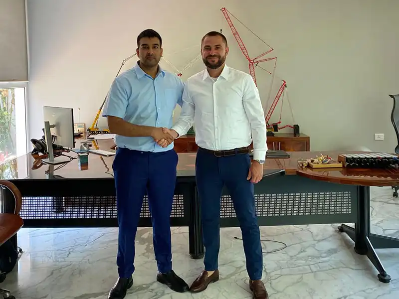 MYCRANE founder and CEO MYCRANE, the first global platform for online crane rental