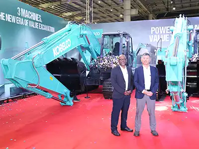 Moses Eddy and Jun Hayama Kobelco
