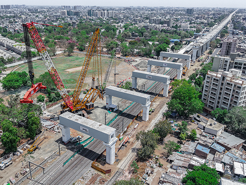 Mum-Ahem-bullet-train-girders