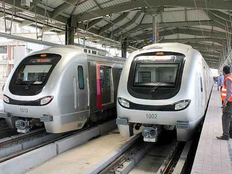 Maharashtra CM Lays Foundation Stone for Metro Line 12